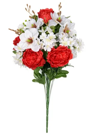 Bon Marché Bouquet de pivoines, magnolias et hortensias